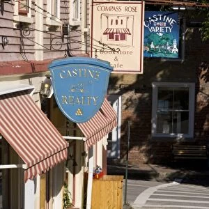 A street scene in Castine, Maine