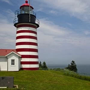 West Quoddy Head Lighthouse State Park is the furthest east point in USA near Lubec