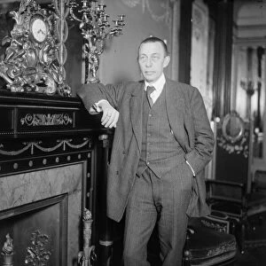 SERGEI RACHMANINOFF (1873-1943). Russian composer, conductor, and pianist. Photograph
