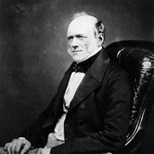 SIR CHARLES LYELL (1797-1875). British geologist. Photographed in 1855