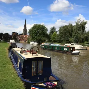 Abingdon River Thames Summer Holiday Print Abingdon River Thames Summer Holiday Print