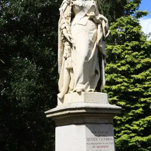 Abingdon Queen Victoria Print in Abbey Gardens Abingdon Queen Victoria Print in Abbey Gardens