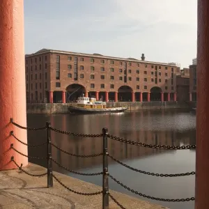 Albert Docks Liverpool Print: Tugboat in Albert Dock Albert Docks Liverpool Print: Tugboat in Albert Dock