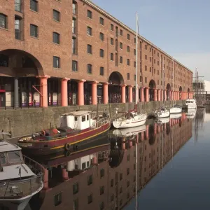 Albert Docks Liverpool Tallship Print Albert Docks Liverpool Tallship Print