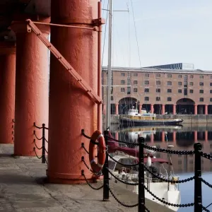 Albert Docks Liverpool Print: Tallship in the Albert Docks Albert Docks Liverpool Print: Tallship in the Albert Docks