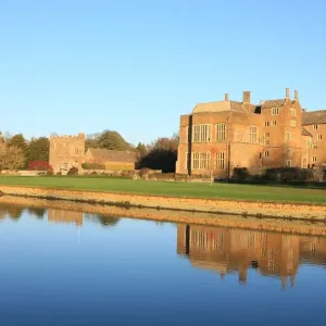 Broughton Castle Winter Print Broughton Castle Winter Print