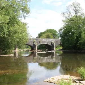 Brynich Aqueduct Print over River Usk near Llanfrynach Brynich Aqueduct Print over River Usk near Llanfrynach