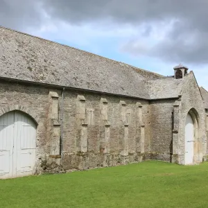 Buckland Abbey Print: The Great Barn Buckland Abbey Print: The Great Barn