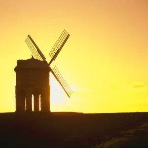 Chesterton Windmill Print over Four Stone Arches Chesterton Windmill Print over Four Stone Arches