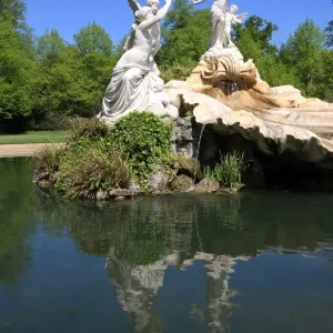 Print of Cliveden: The Fountain of Love in Spring Print of Cliveden: The Fountain of Love in Spring