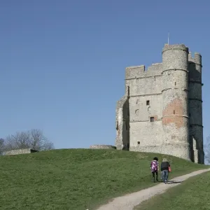 Print of Donnington Castle Gatehouse near Newbury Berkshire Print of Donnington Castle Gatehouse near Newbury Berkshire