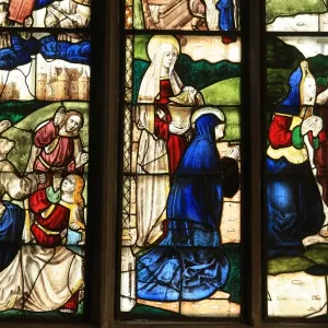 Fairford Church Stained Glass Print Fairford Church Stained Glass Print