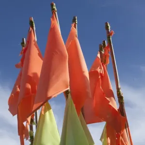 Boscastle Fishing Flags Print Boscastle Fishing Flags Print