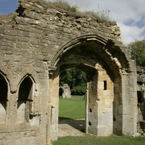 Hailes Abbey Stone Arches Print - Gateways Hailes Abbey Stone Arches Print - Gateways