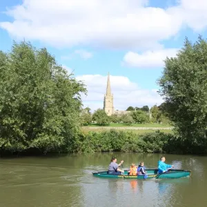 Lechlade Boating Print on the River Thames Lechlade Boating Print on the River Thames