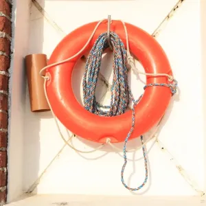 Charlestown Quayside Life Belt Print Charlestown Quayside Life Belt Print