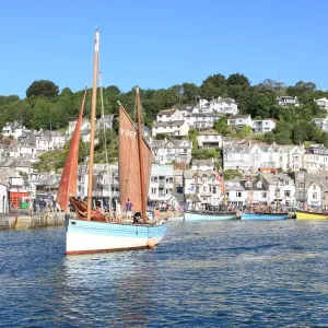 Looe Harbour Print Looe Harbour Print
