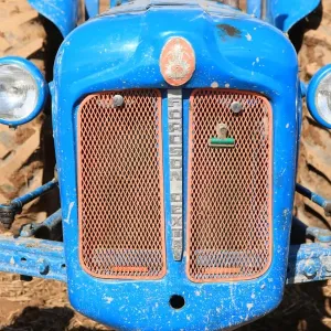 Vintage Fordson Dexta Print at Pelynt Ploughing Match Vintage Fordson Dexta Print at Pelynt Ploughing Match