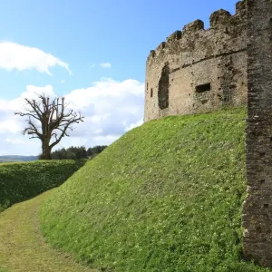 Restormel Castle Print: Springtime Ruins of the 13th Century Round Keep Restormel Castle Print: Springtime Ruins of the 13th Century Round Keep