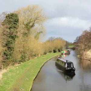 Staffordshire and Worcestershire Canal Print at Acton Trussell Staffordshire and Worcestershire Canal Print at Acton Trussell