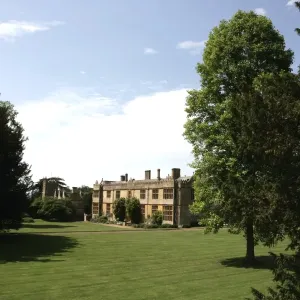 Stanway House Print - Cotswolds Stately Home Engraving Stanway House Print - Cotswolds Stately Home Engraving