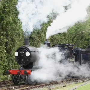 Print of Steam Power on the Bodmin and Wenford Railway Print of Steam Power on the Bodmin and Wenford Railway