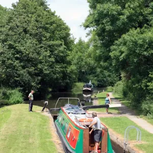 Stratford Canal Print - Lowsonford Landscape Stratford Canal Print - Lowsonford Landscape