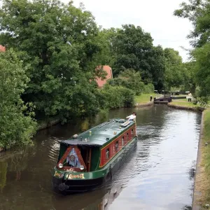 Stratford Canal Print at Lowsonford Warwickshire Stratford Canal Print at Lowsonford Warwickshire