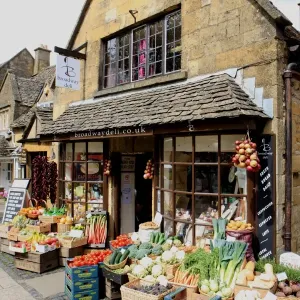 Broadway Village Shop Fresh Produce Print Broadway Village Shop Fresh Produce Print