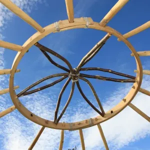 Yurt Wheel Print: A Circular Design Yurt Wheel Print: A Circular Design