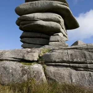 Bodmin Moor Print: Windswept Granite Slabs Bodmin Moor Print: Windswept Granite Slabs