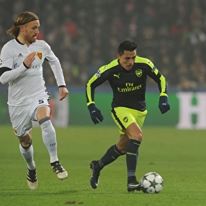 Alexis Sanchez vs Michael Lang: A Football Battle in the 2016-17 UEFA Champions League: FC Basel vs Arsenal
