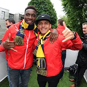 Arsenal FC: Champions Celebrate FA Cup Victory with Welbeck and Sanchez