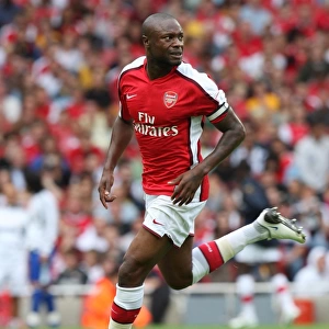 Arsenal's Glory: William Gallas Scores the Winning Goal Against Real Madrid in the Emirates Cup 2008