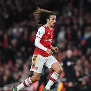 Arsenal's Guendouzi in Action against Wolverhampton Wanderers in the Premier League (2019-20)