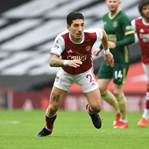 Arsenal's Hector Bellerin in Action at Emirates Stadium (2020-21) - Behind Closed Doors (Arsenal v Sheffield United)