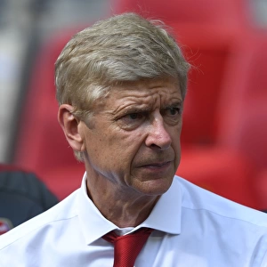 Arsene Wenger: Arsenal Manager at the FA Community Shield vs Chelsea (2017-18)