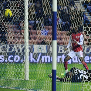 Gervinho Scores Third Goal: Wigan Athletic vs. Arsenal, Premier League 2011-12