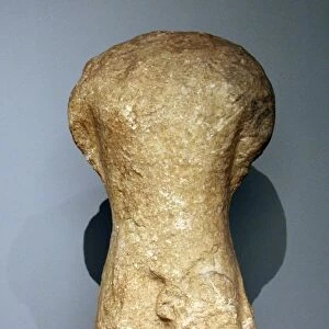 Marble unfinished kouros torso, from Naxian workshop