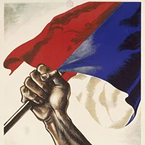 Poster for Liberation of France from World War II, 1944