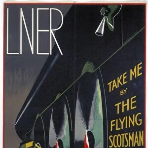 Take Me by The Flying Scotsman, LNER poster, 1932
