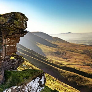 Hay Bluff to Twmpa in The Black Mountains, Brecon Beacons national park, Wales