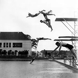 Bexley Heath Swimming Baths opening in Kent - 1936 A TopFoto