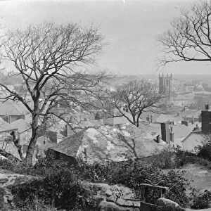 General view over St Ives, Cornwall. Date unknown
