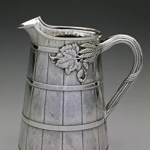 Beer pitcher, 1858-60 (silver)