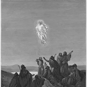 Gustave Dore Bible: The Ascension (engraving)