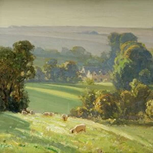 In the heart of the Cotswolds (oil on canvas)