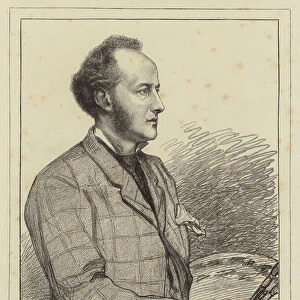 John Everett Millais, RA (litho)