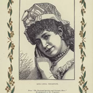 Miss Lydia Thompson (engraving)