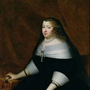 Portrait of Anne of Austria (1601-66) (oil on canvas)